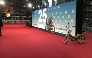 Foto vom Bodenbelag Nadelvlies-eco Teppich für Filmpremiere 25 km/h Sony Center Berlin 2018