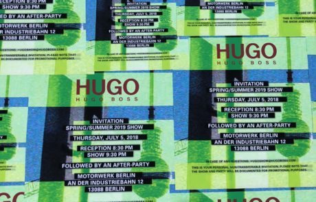 Plakat von Hugo Boss 2018 Motorwerk Berlin
