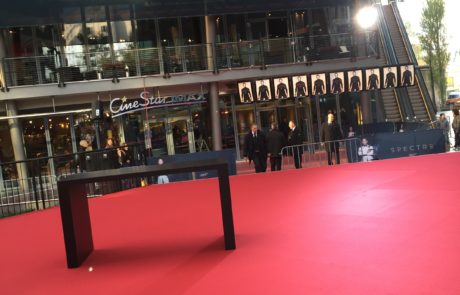 Foto vom Bodenbelag Nadelvlies-eco Teppich für Filmpremiere James Bond 007_ SPECTRE im Sony Center 2015-1