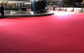 Foto vom Bodenbelag Nadelvlies-eco Teppich für Filmpremiere 25 km/h Sony Center Berlin 2018-3