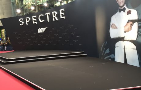 Foto vom Bodenbelag Nadelvlies-eco Teppich für Filmpremiere James Bond 007_ SPECTRE im Sony Center 2015