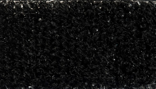Foto- Ausschnitt vom Teppich Bodenbelag_Kunstrasen_Farbe schwarz